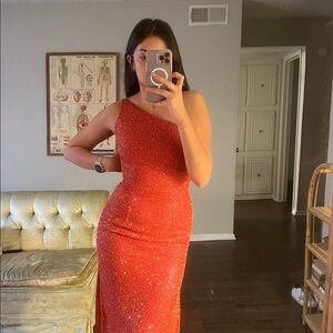 VTG beaded one shoulder gown✨✨